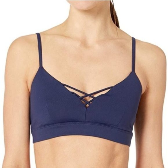ALO Yoga Other - Alo Yoga Interlace Sports Bra Small Navy